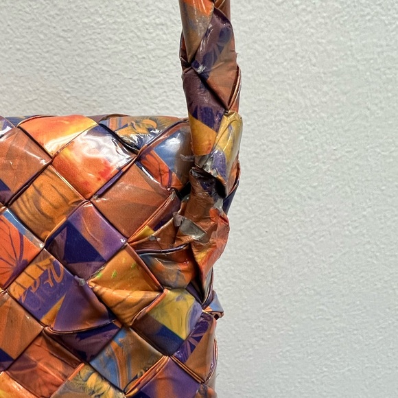 Upcycled Wrapper Shoulder Purse - Picture 7 of 10